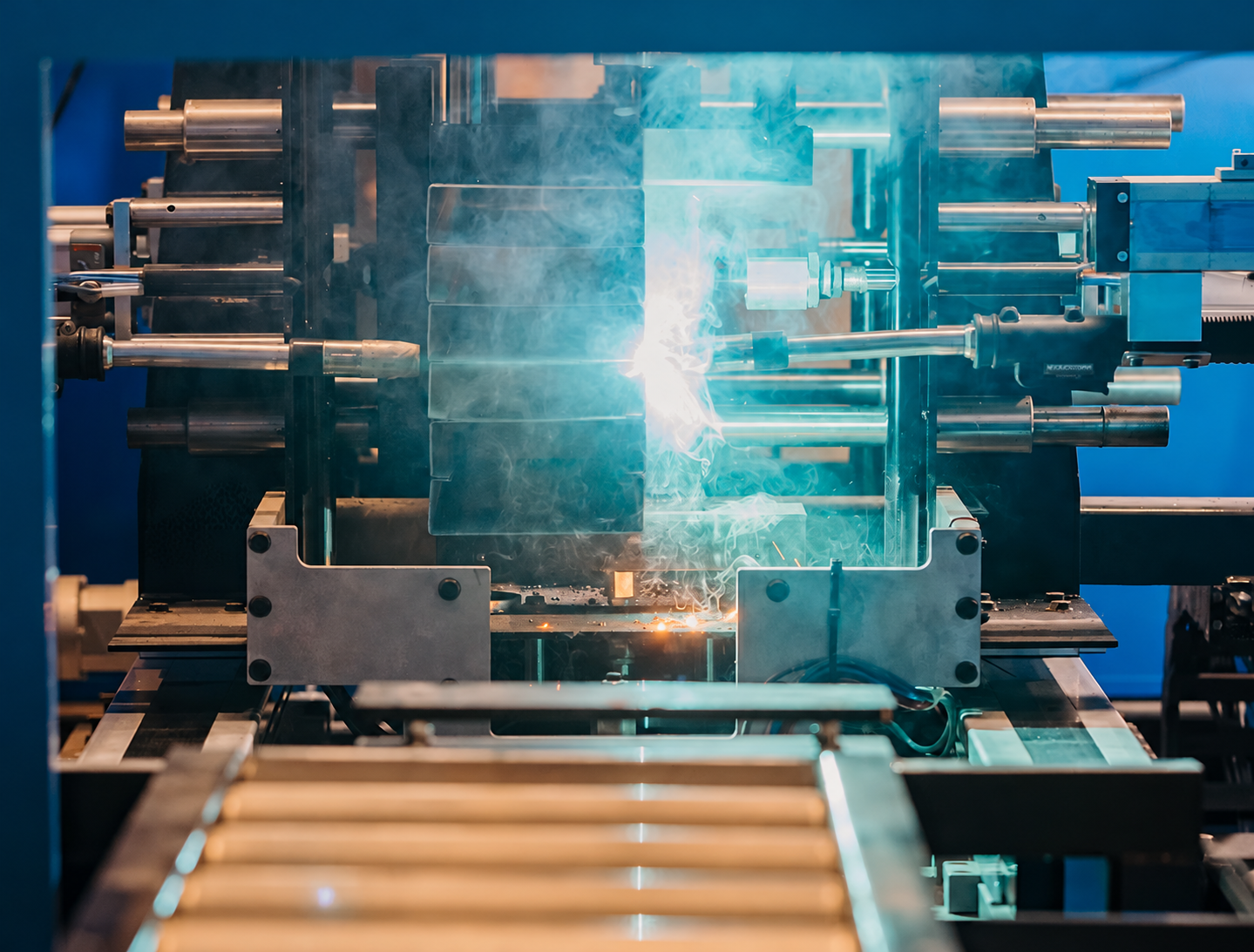 Supplied reference of an automated welding process, edited for presentation